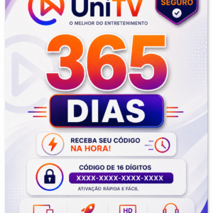 Recarga Unitv 365 Dias